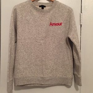 💋🥰Amour J Crew sweatshirt Vintage S
